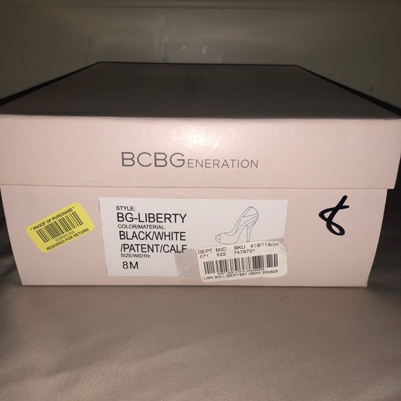 BCBGeneration Liberty Open-Toe Pump. Sz 7.5 - Picture 2 of 6